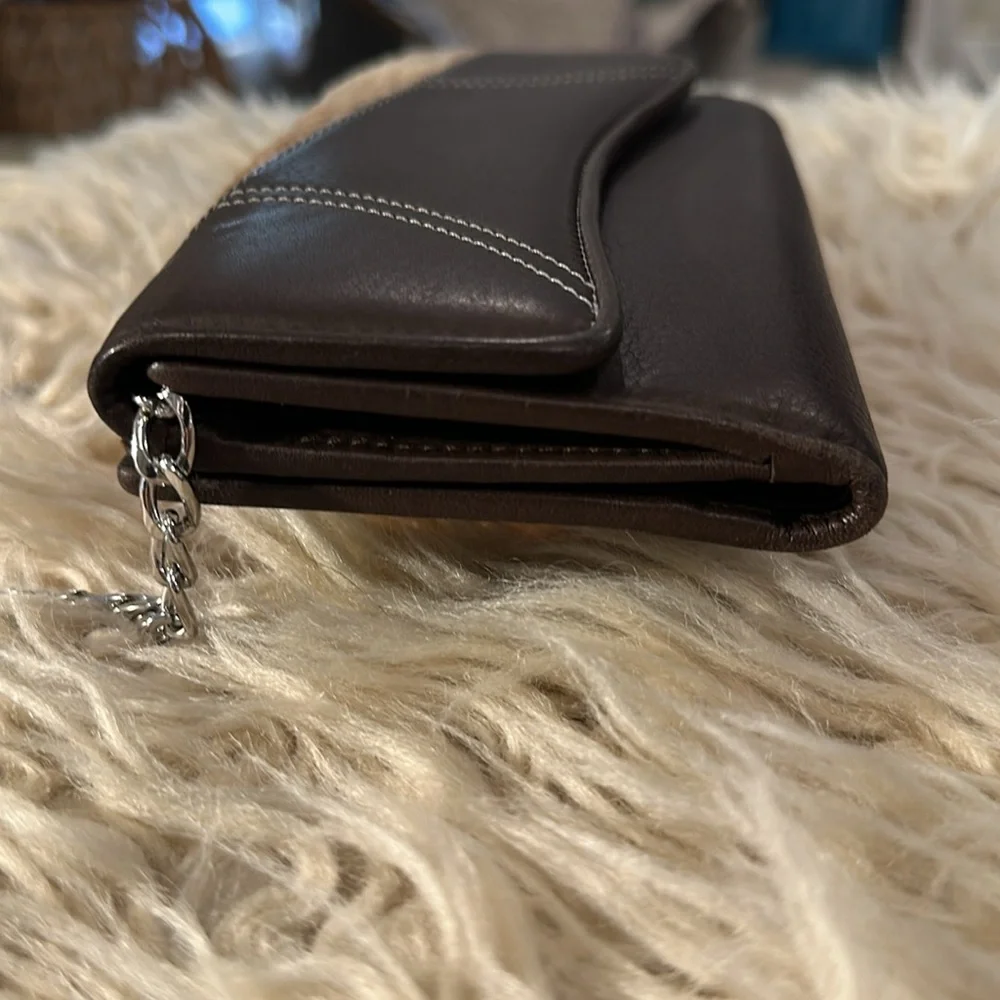 Christian Dior Leather Pony-hair Wallet